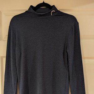 Head Performance Pullover Navy Blue Mock Turtleneck - Men's Small